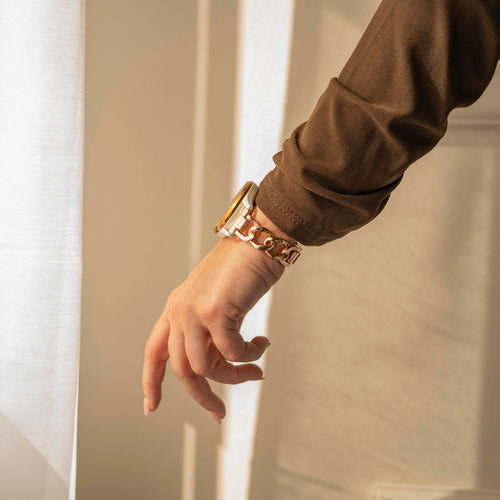 Amazfit GTR Mini Steel Chain Strap (Rose Gold)