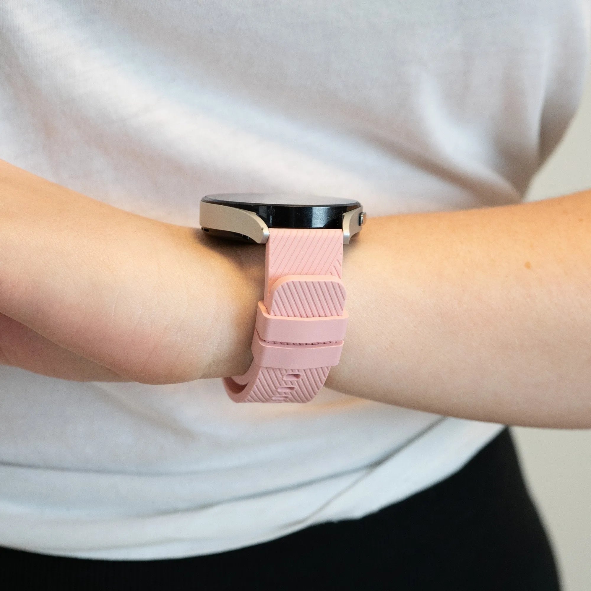 Bandz Suunto Vertical Silicone Strap 'Deluxe' (Pink)