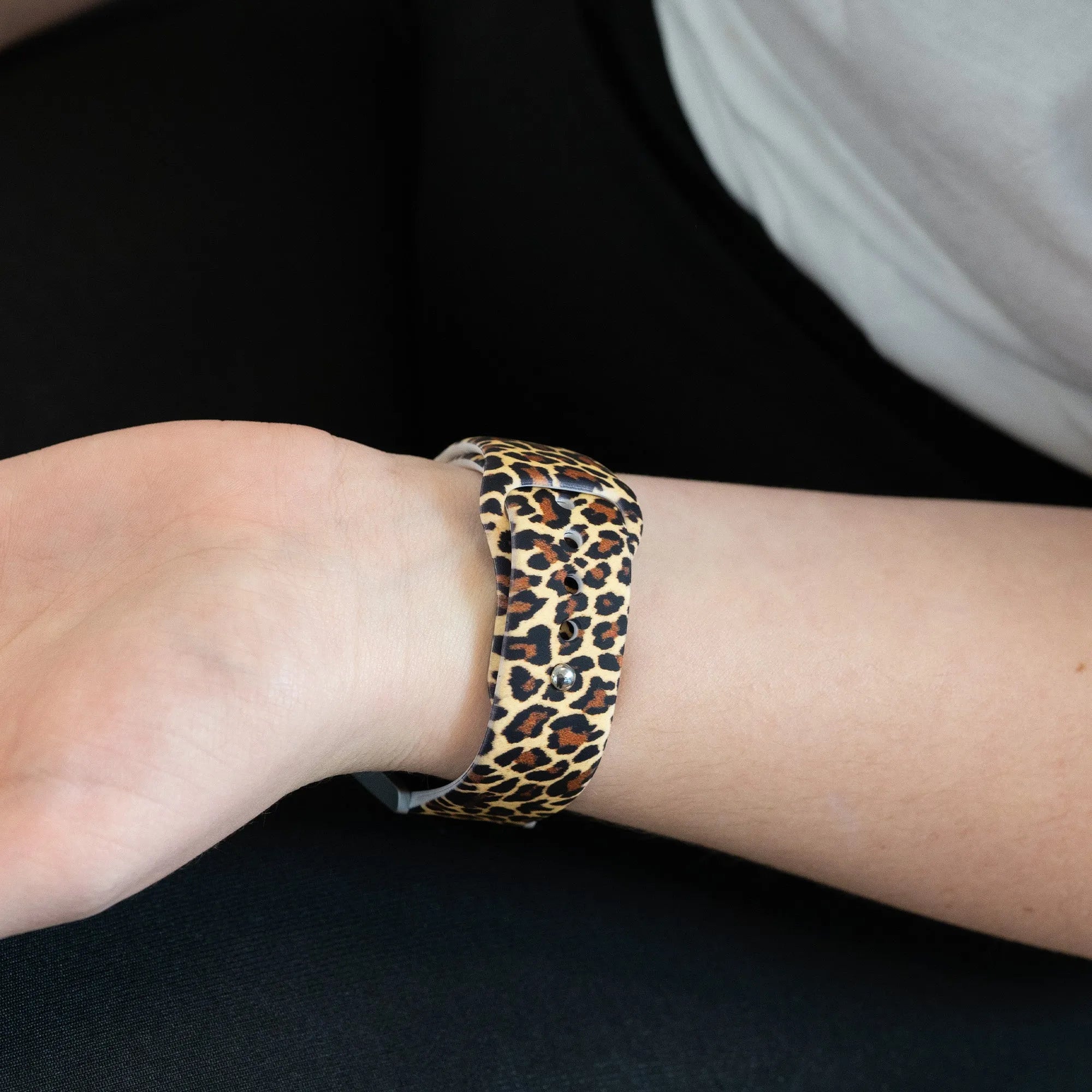 Bandz Coros Pace 2 Silicone Strap 'Leopard'