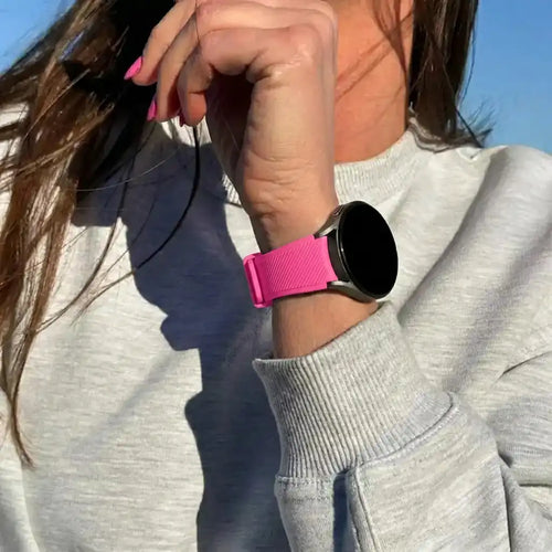 Bracelet silicone Samsung Galaxy Watch 5 Pro (rose vif)