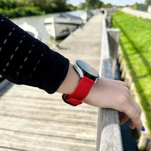 Nylon Buckle Strap, red, lifestyle photo