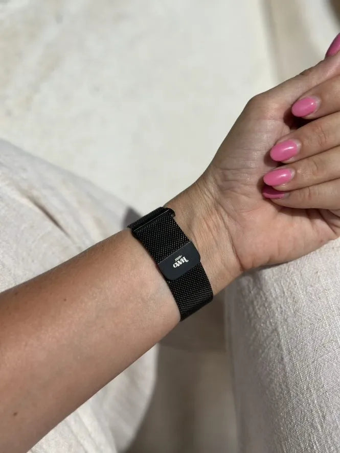 Bracelet milanais xoxo Wildhearts Amazfit GTR 3 Pro (noir)