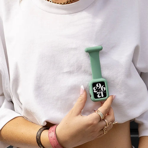 Silicone Nurse Fob, green, lifestyle photo