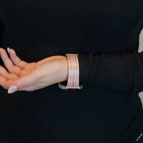 Bandz Bracelet acier ajustable Denver SW 162 (rose sable)