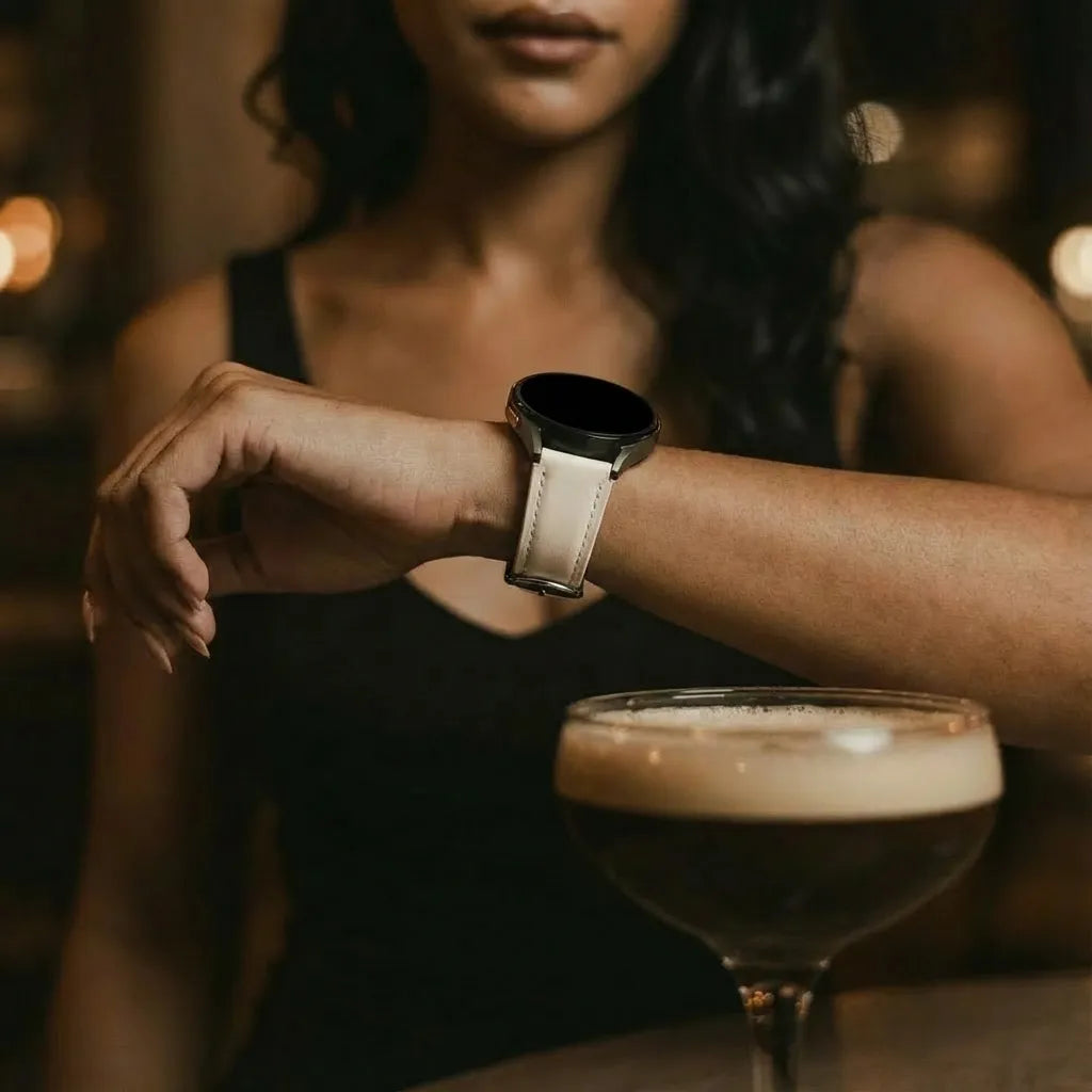Coros Apex 42mm Slimfit Leather Strap (Light Beige)