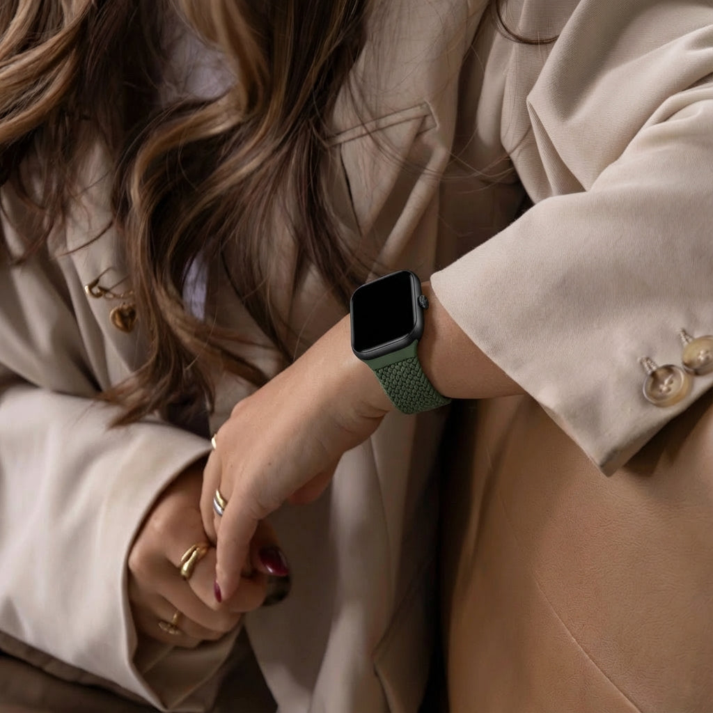 Bracelet tissé Redmi Watch 5 avec boucle-D (vert)