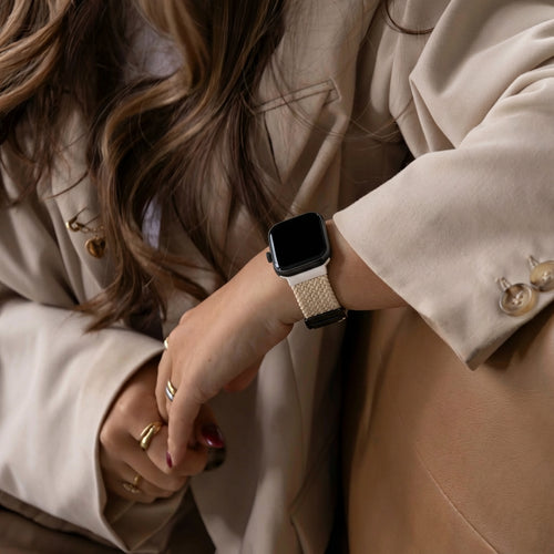Bracelet tressé avec boucle en D Xiaomi Smart Band 10 Pro (lumière stellaire)