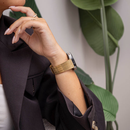 Bracelet acier inoxydable Galaxy Watch 4 - 44mm (doré)