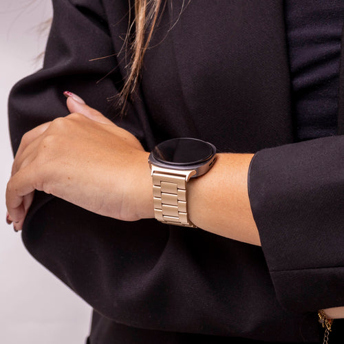 Steel Strap 'Classic', retro gold, lifestyle photo