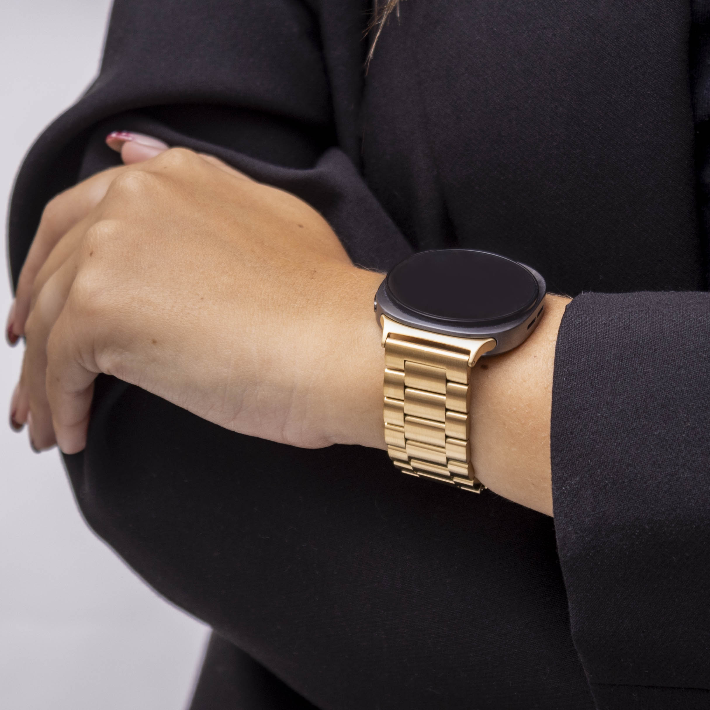 Bandz Bracelet acier 'Classic' Samsung Galaxy Watch 8 Classic (doré)