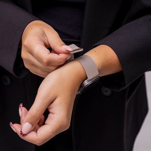 Bracelet milanais Samsung Galaxy Watch 8 - 40mm (lumière stellaire)
