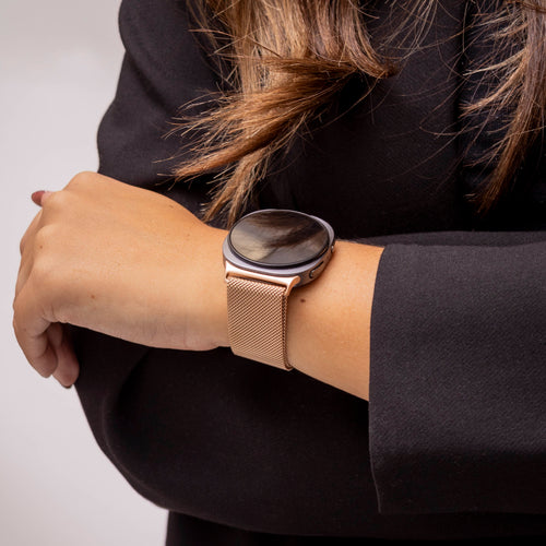 Samsung Galaxy Watch 8 - 40mm Milanese Strap (Rose Gold)