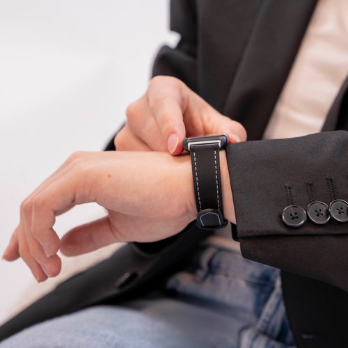 Leather Strap, black, lifestyle photo