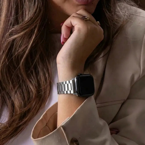 Bandz Bracelet acier 'Classic' Apple Watch (argent)