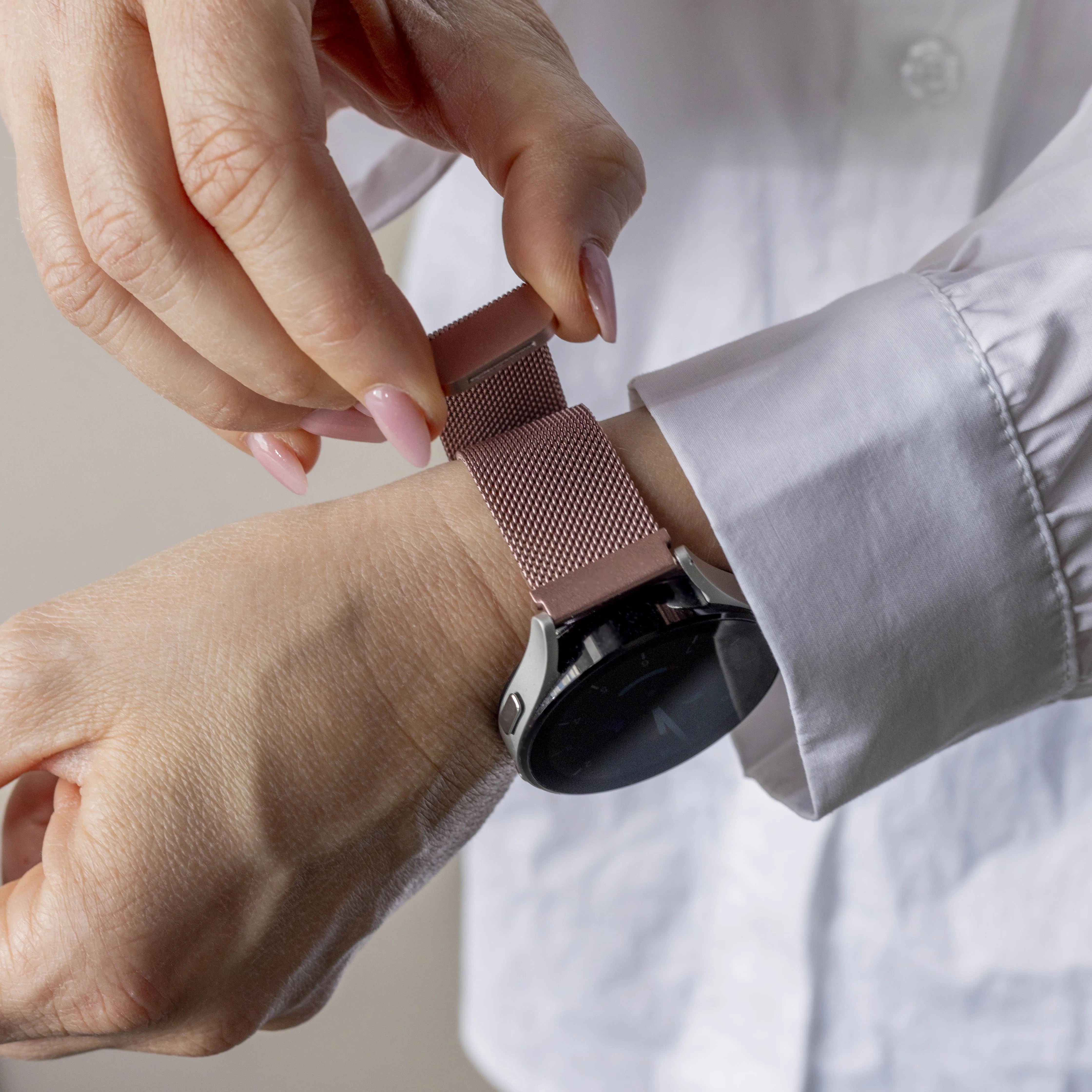 Bracelet Milanais Xiaomi Amazfit GTS (rose)