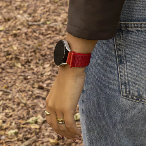 Bracelet nylon Xiaomi Amazfit Bip (rouge)