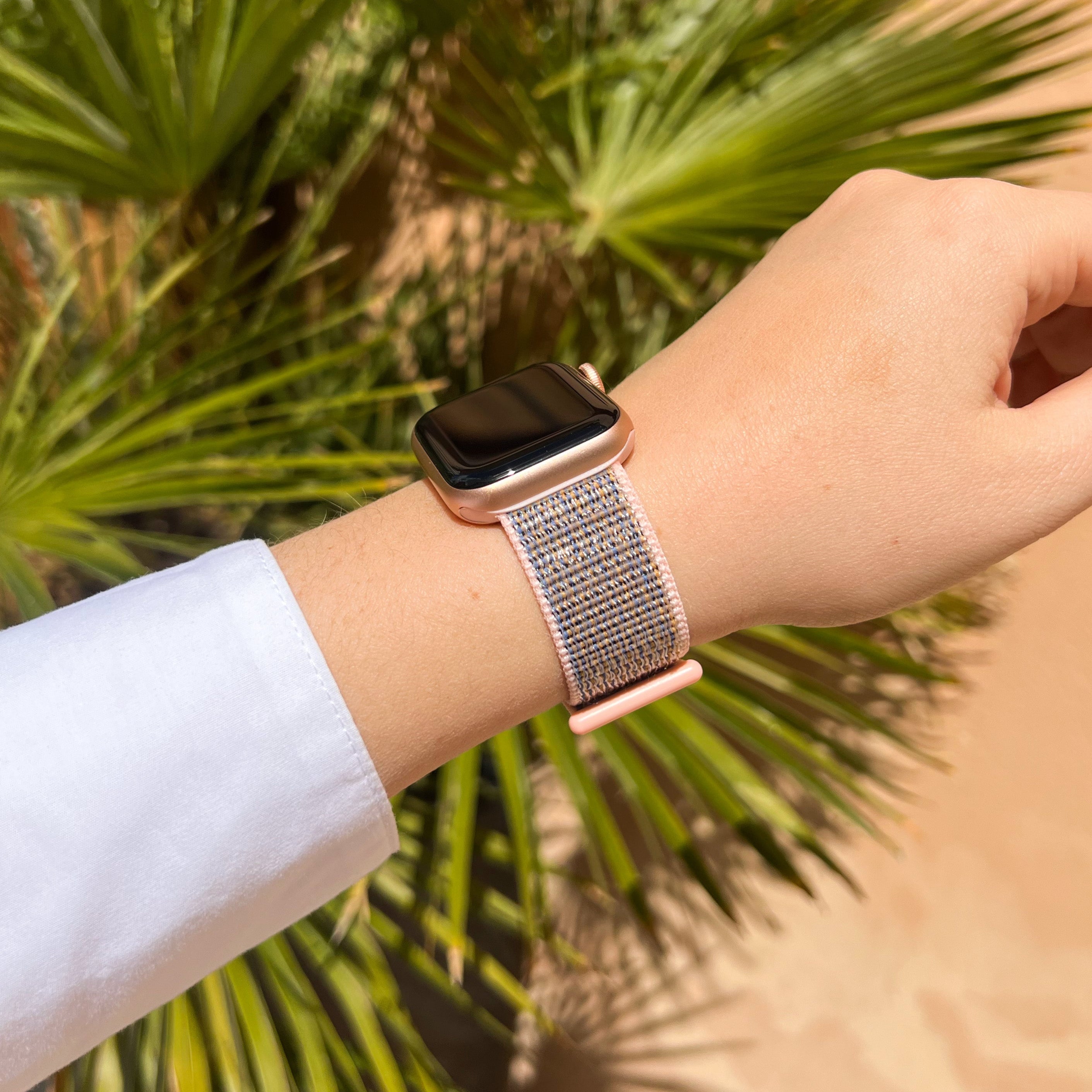 Bracelet nylon Apple Watch Ultra (rose sable)