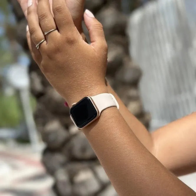 Bracelet silicone xoxo Wildhearts Apple Watch (beige)