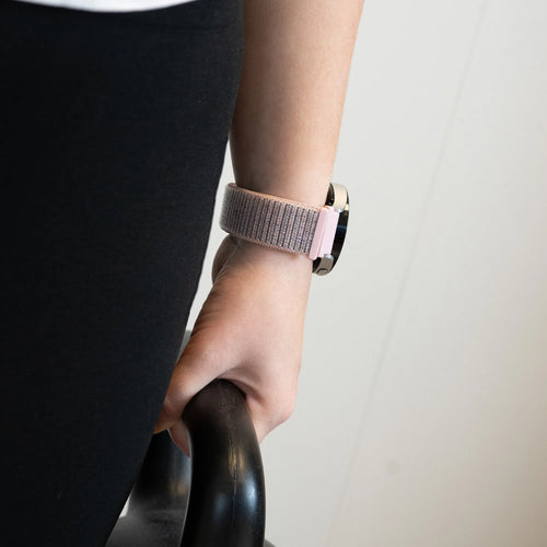 Bandz Bracelet nylon loop Amazfit Bip 3 (Pro) (rose)