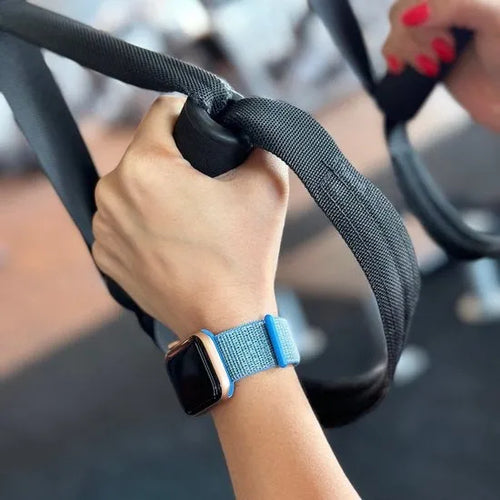 Bracelet Apple Watch nylon (bleu)