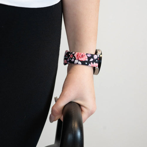 Bandz Gard Pro Health Smartwatch 3 - 41mm Patterned Strap ('Flower')