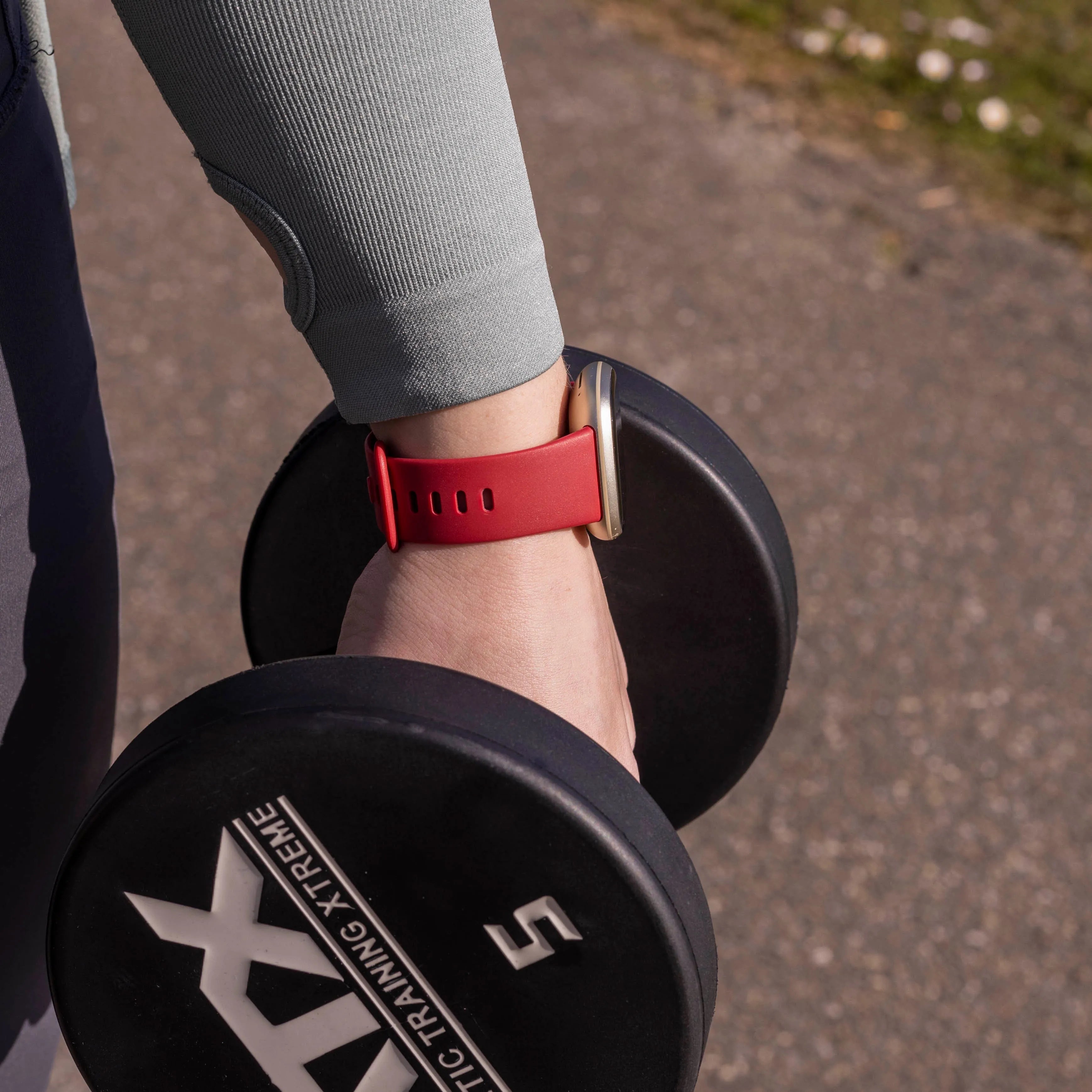 Bracelet silicone classique Fitbit Sense 2 (vin rouge)