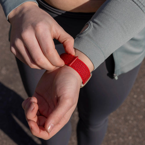 Nylon Strap, red, lifestyle photo