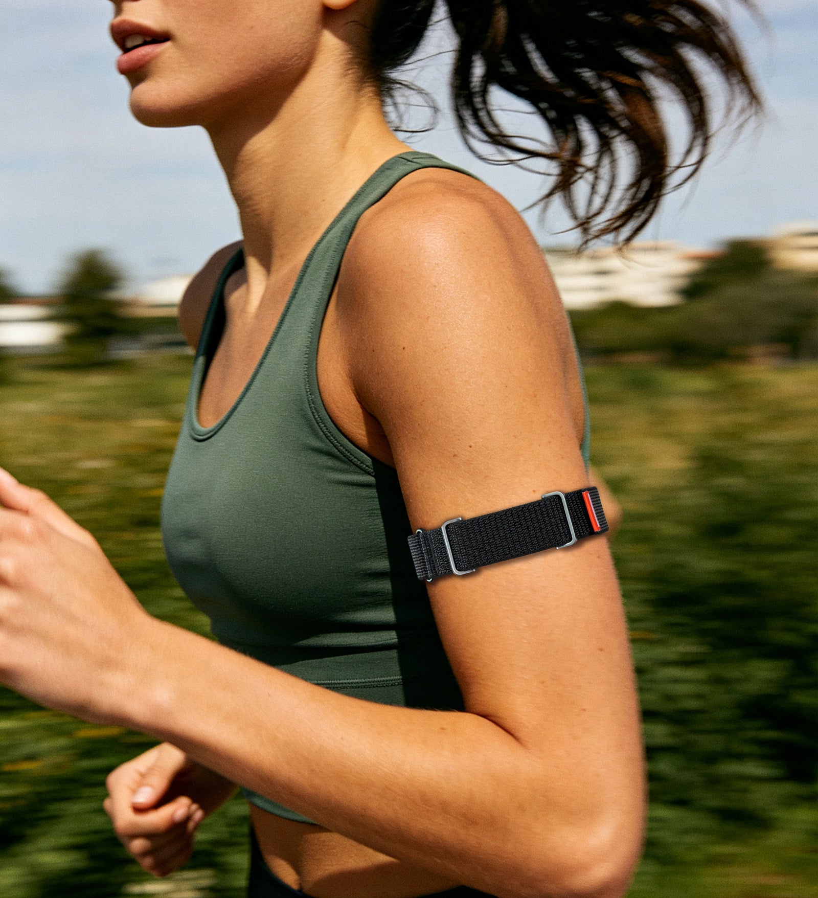 Biceps nylon bracelet Fitbit Air (noir)