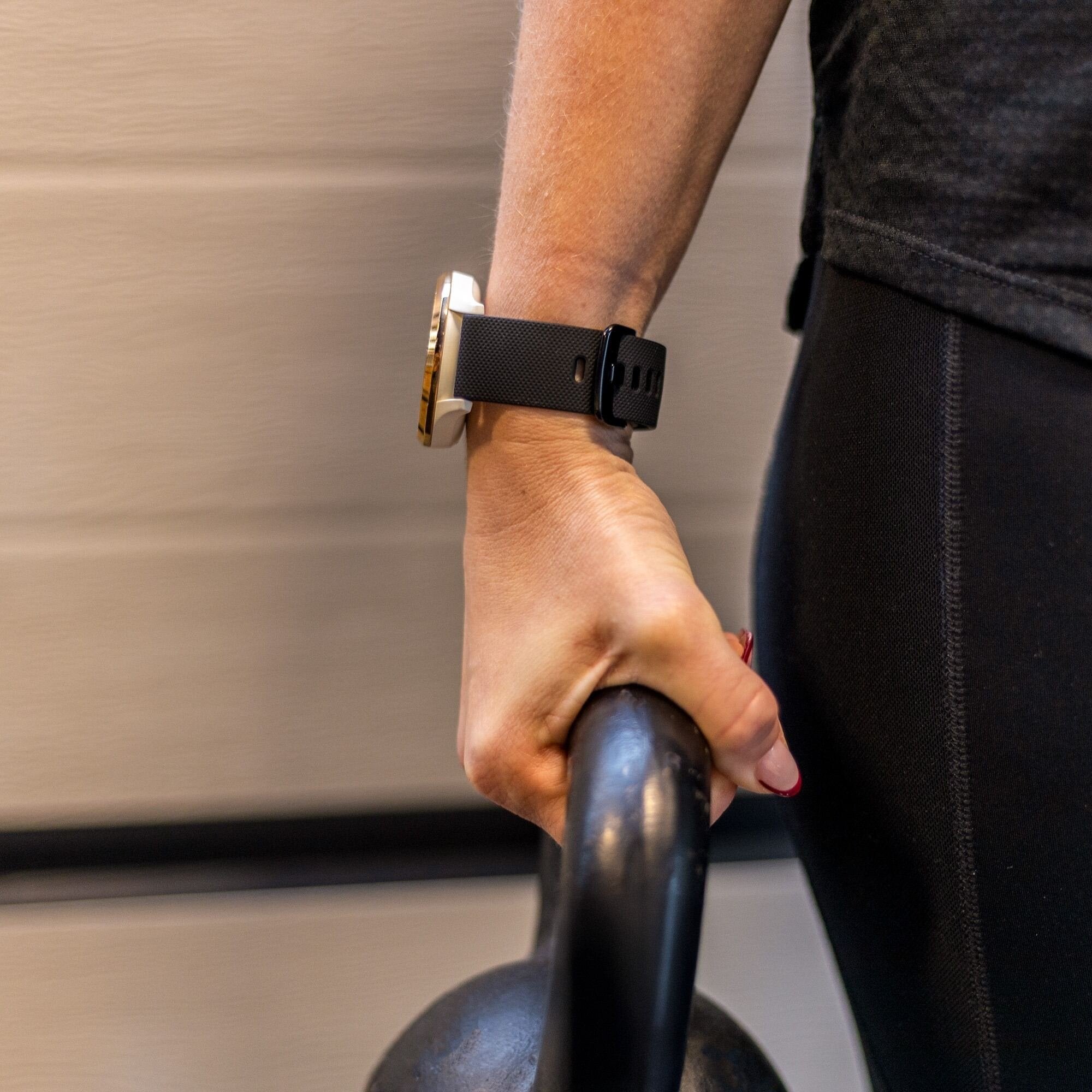 Bracelet silicone de luxe Samsung Galaxy Watch 7 - 44mm (noir)
