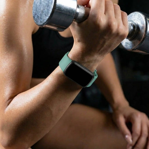 Silicone Strap, green, lifestyle photo