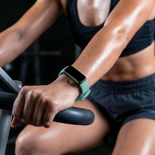 Silicone Strap, green, lifestyle photo