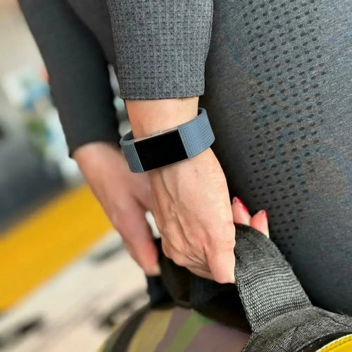 Fitbit Charge 2 Silicone Strap (Grey Blue)