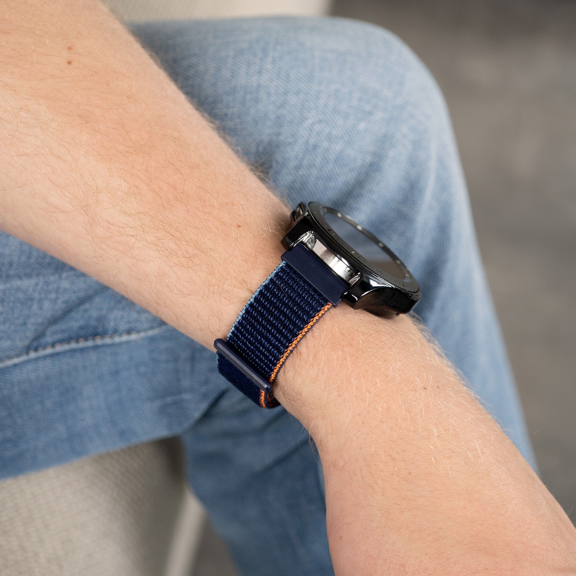 Bracelet nylon Amazfit Bip 6 (bleu marine)