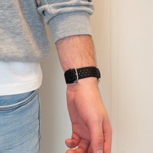 Bandz Bracelet sport 'Air' Oppo Watch X2 (noir)