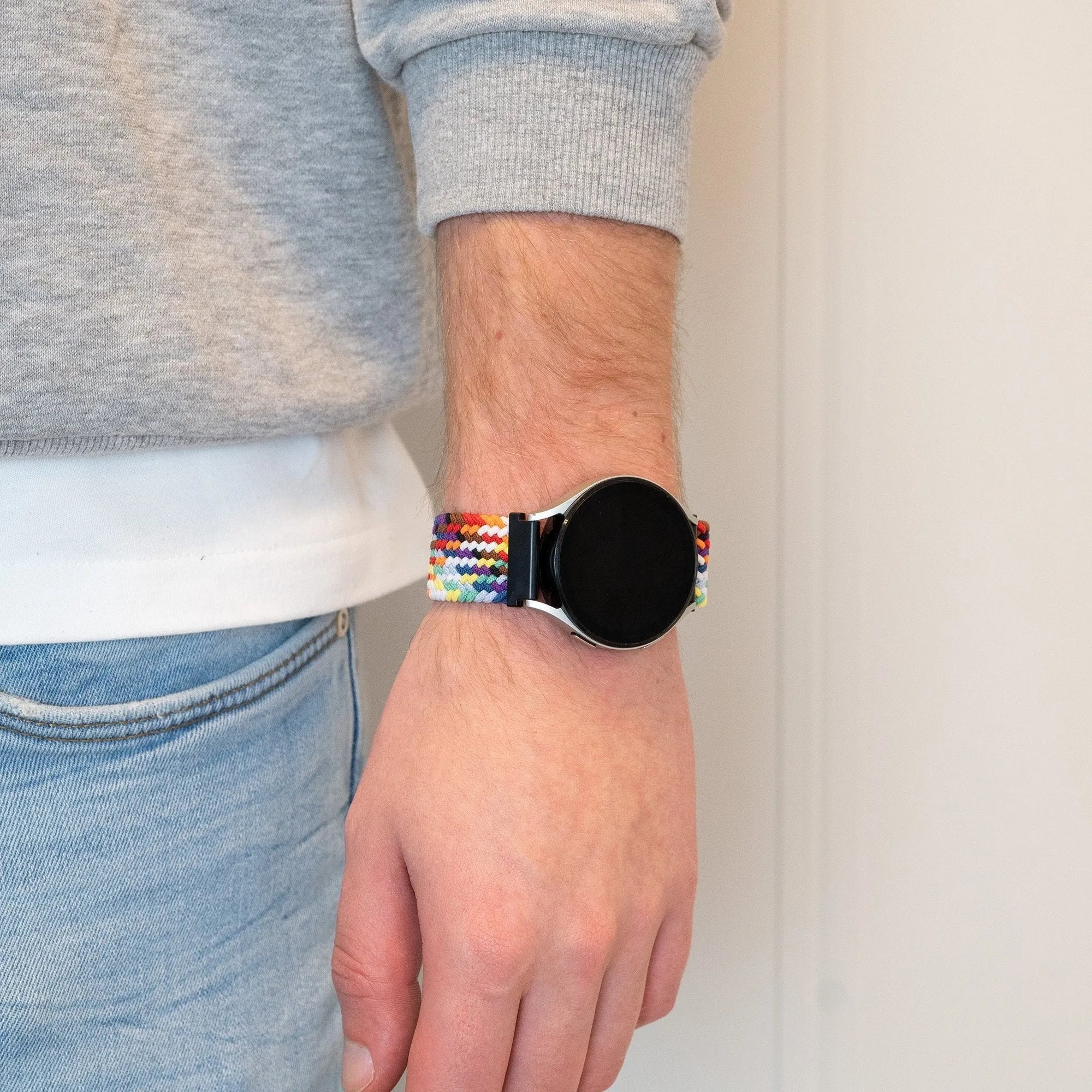 Bandz Bracelet nylon tissé Coros Pace 2 (arc-en-ciel)