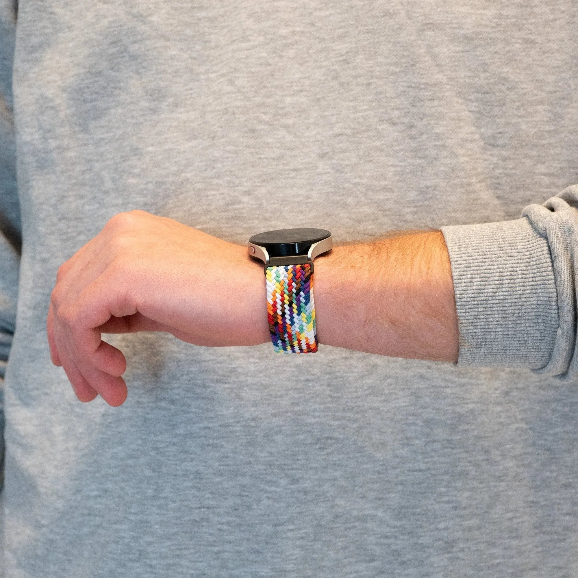 Bandz Bracelet nylon tressé Polar Ignite 3 (arc-en-ciel)