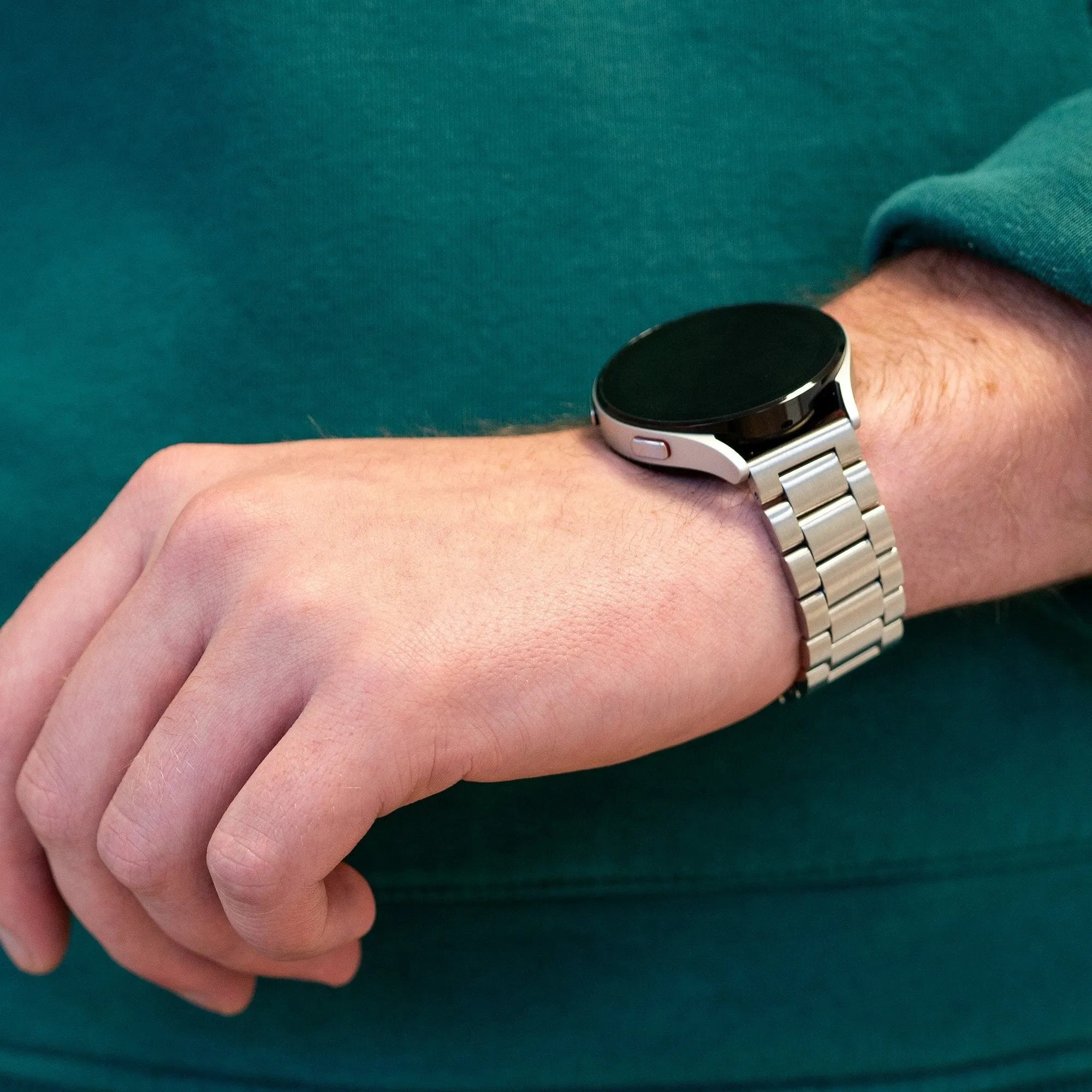 Bandz Bracelet acier OnePlus Watch Lite 'Classic' (argent)