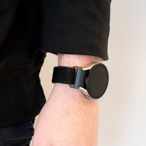 Nylon Strap 'One Push', black, lifestyle photo