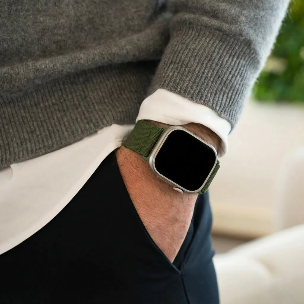 Bracelet élastique Apple Watch (vert)