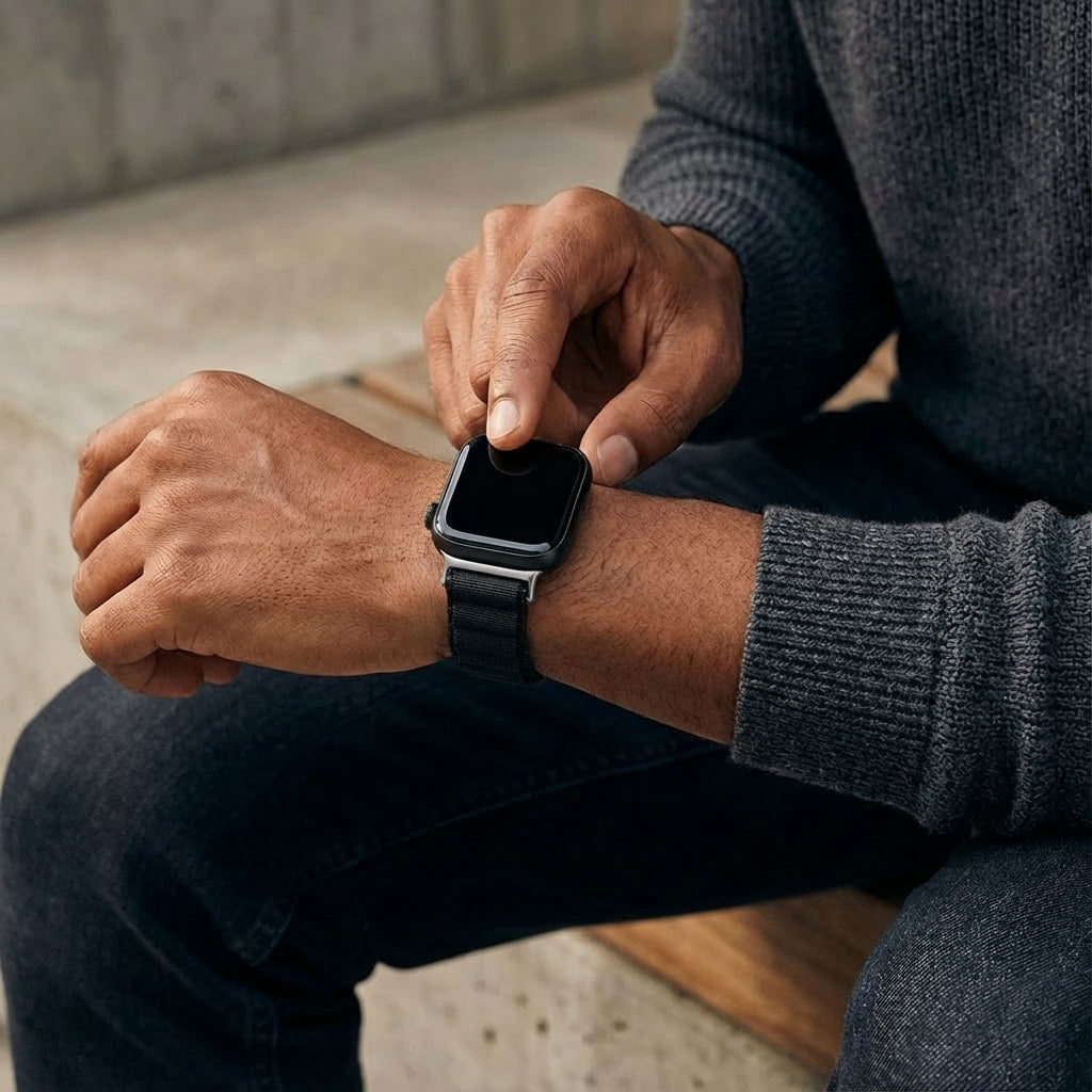 Bracelet nylon Alpine Redmi Watch 4 (noir)