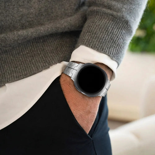 Bandz Bracelet titane 'Iron' Samsung Galaxy Watch 8 - 40mm (argent)