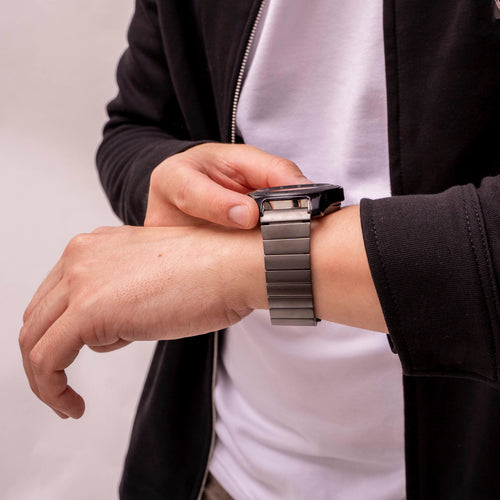 Bracelet titane de luxe Samsung Galaxy Watch 46mm (gris)