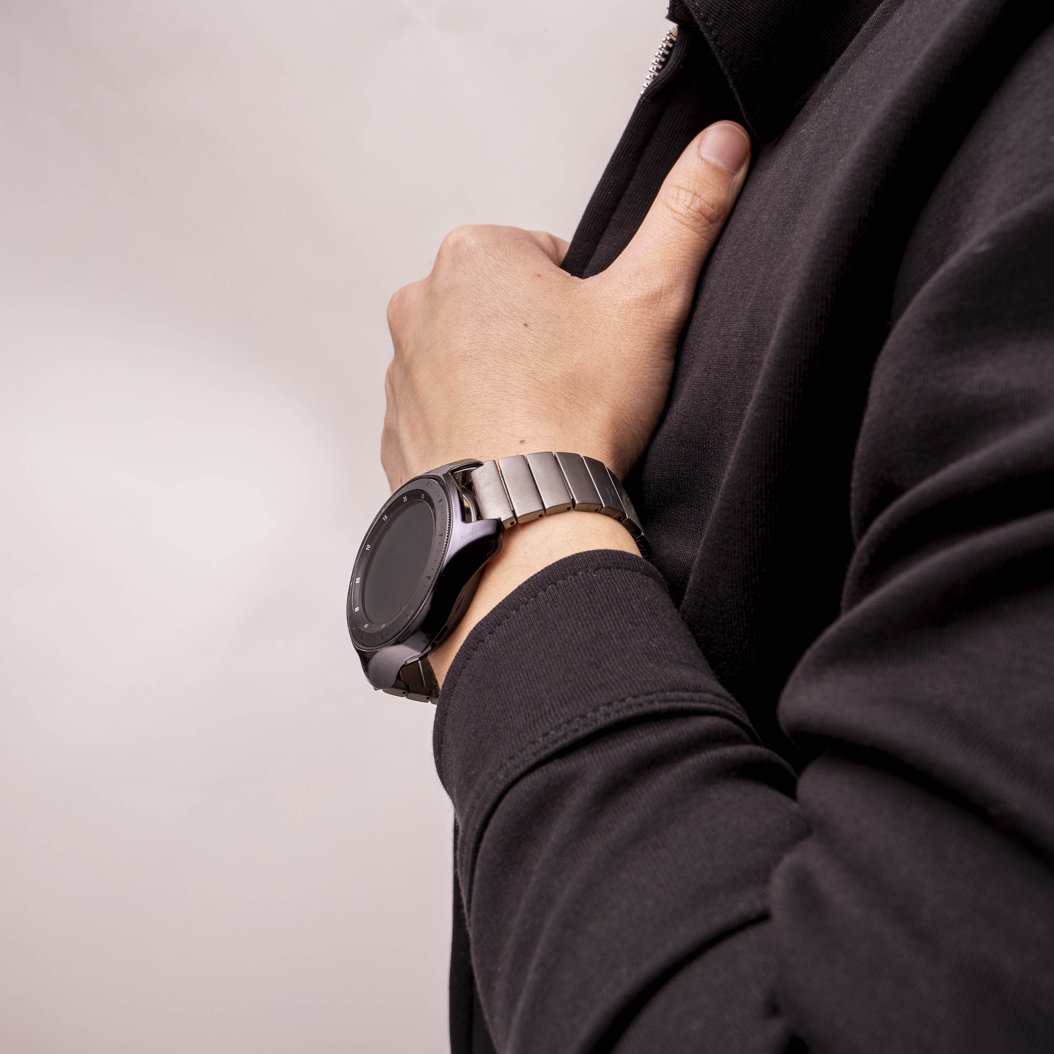 Bracelet titane de luxe Samsung Galaxy Watch 46mm (gris)