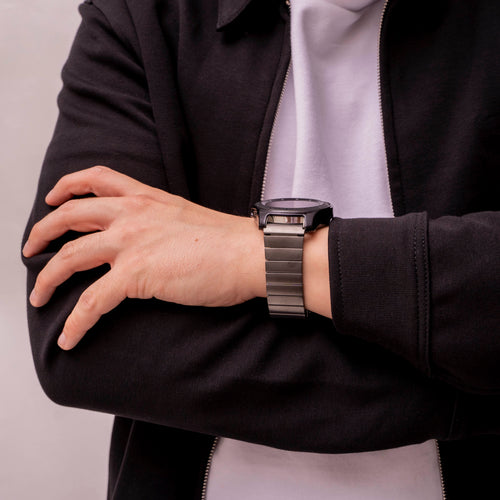 Bracelet titane de luxe Samsung Galaxy Watch 46mm (gris)