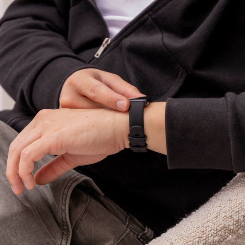 Bracelet silicone classique Huawei Band 9 (noir)