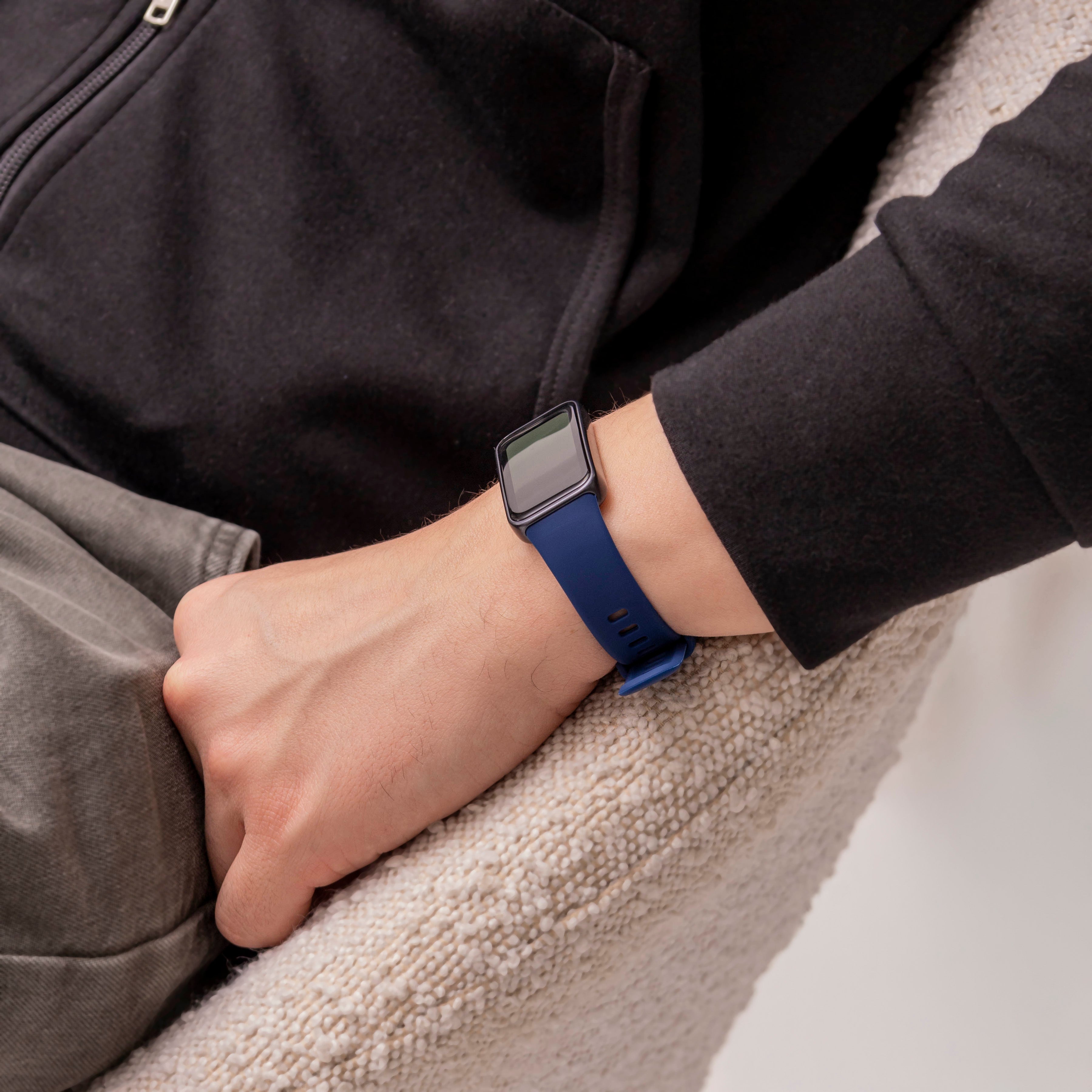Bracelet silicone classique Huawei Band 8 (bleu foncé)
