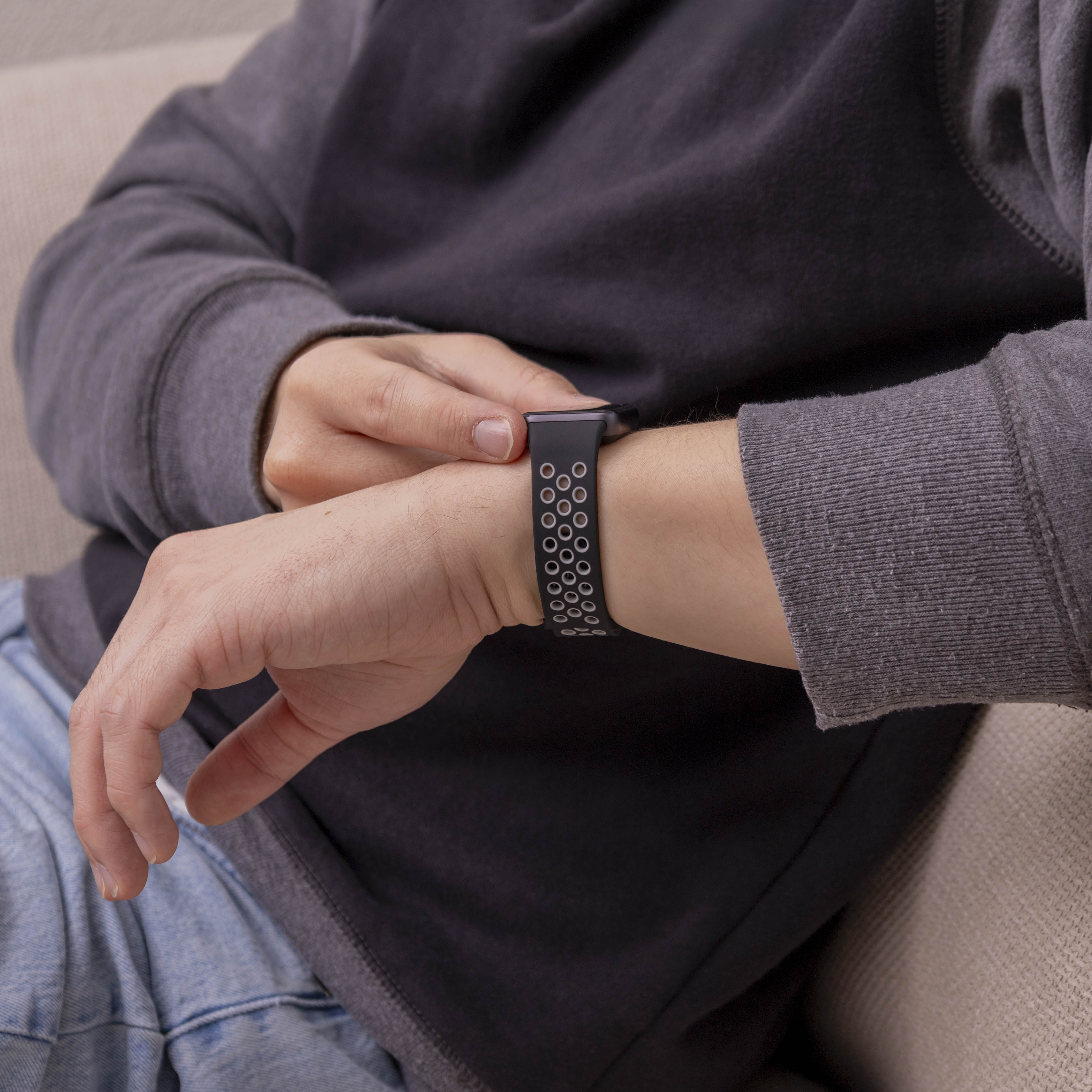 Bracelet sport Samsung Galaxy Fit 3 (noir/gris)
