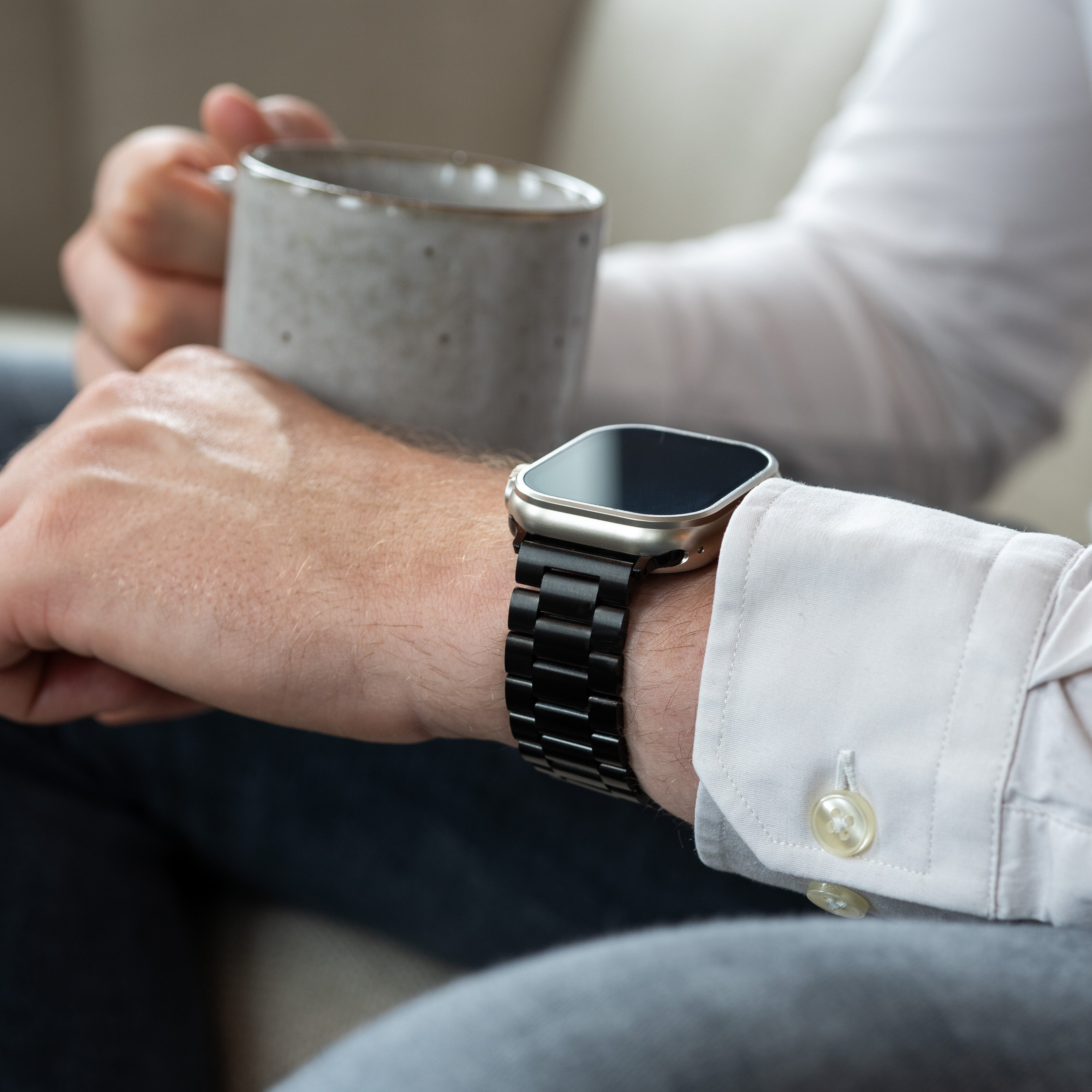 Bracelet titane Apple Watch Ultra (noir)