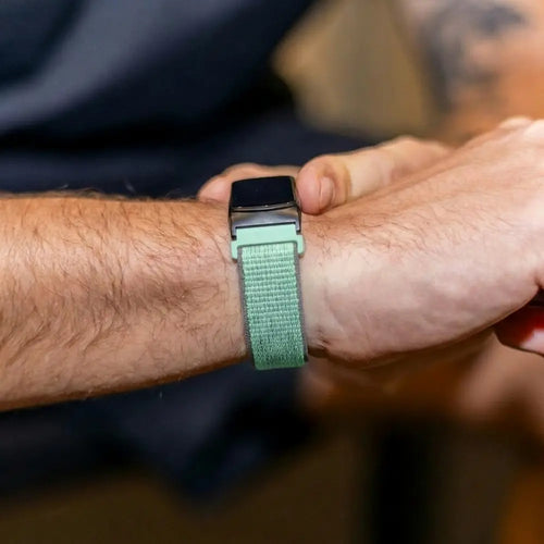 Fitbit Charge 6 Nylon Strap (Mint Green)