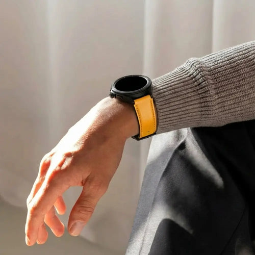 Samsung Galaxy Watch 7 - 40mm Hybrid Leather Strap (Yellow)
